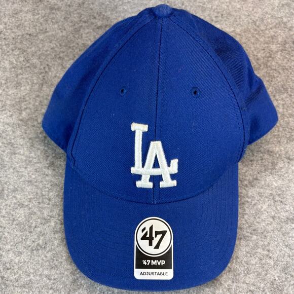 New '47 LA Dodgers MVP On Field Replica Adjustable Baseball Cap Blue Royal OSFA - Picture 1 of 9